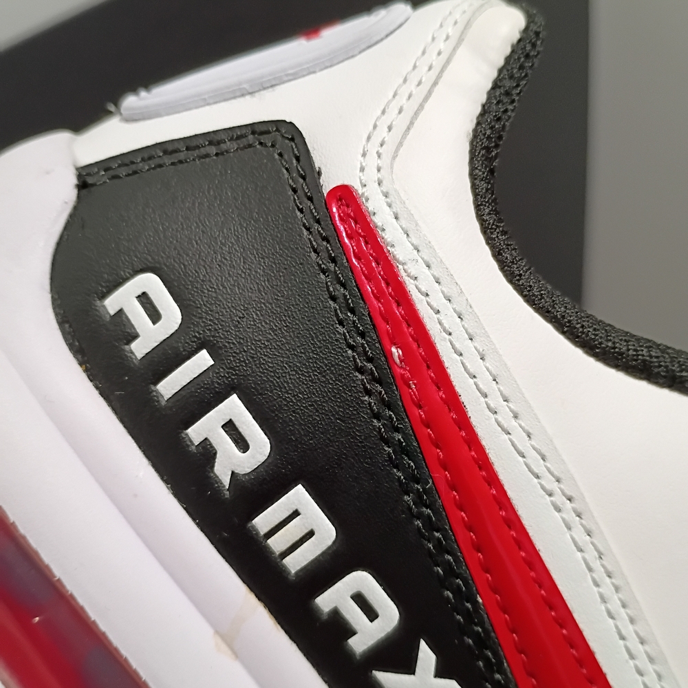 Nike Air Max LTD 3 Men's Casual White/University Red & Black Sneakers - Picture 11 of 14